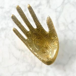 Urban Outfitters Brass Gold Henna Hand
